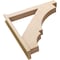 Ekena Millwork 5 1/2-in W x 34-in D x 34-in H Balboa Block Rough Cedar Woodgrain TimberThane Outlooker, Primed Tan OUTUR055X34X34BOA44RCPR - alternate 5